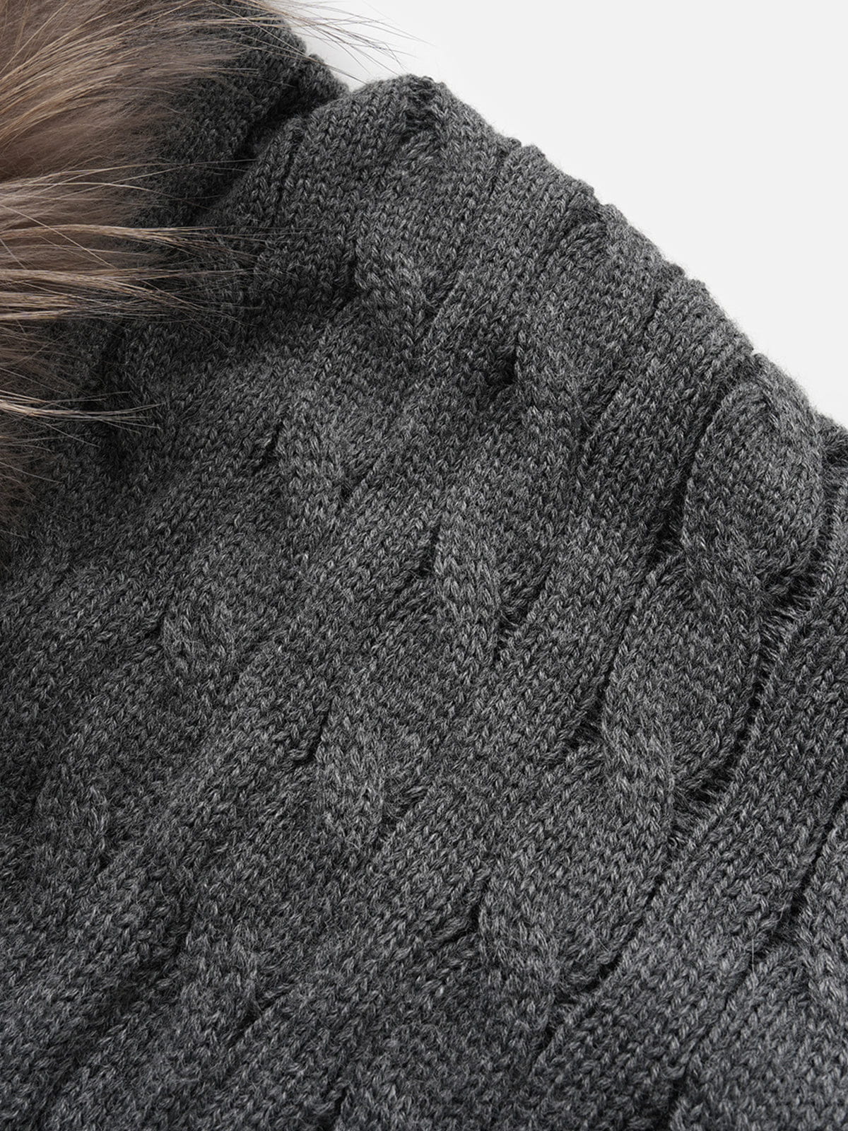Aelfric Eden Faux Fur Collar Cardigan - Image 4