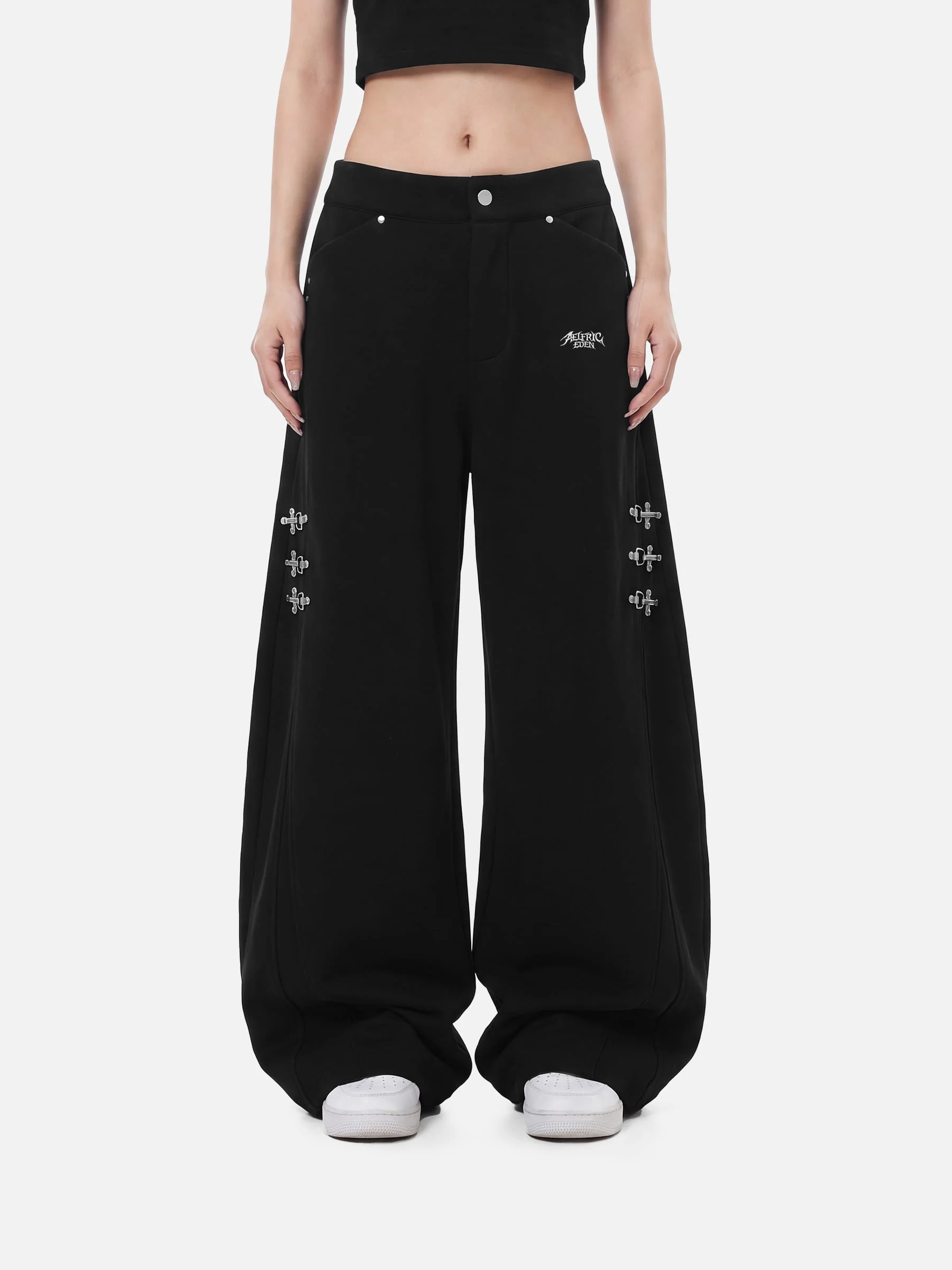 Aelfric Eden Fireman Clasp Baggy Barrel Sweatpants