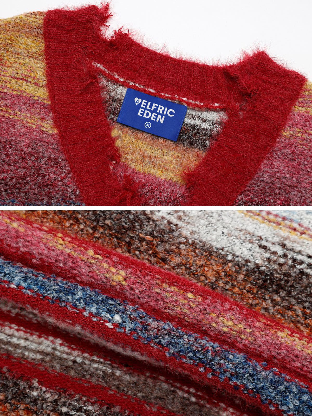 Aelfric Eden Fringe Stripe Cardigan - Image 9
