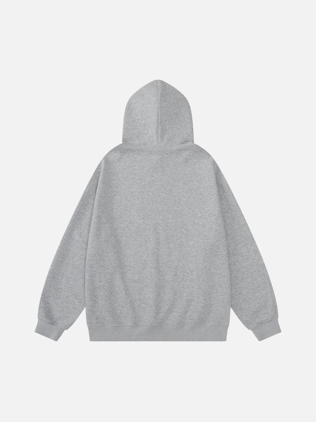 Aelfric eden Graffiti Dog Graphic Oversized Hoodie - Image 5