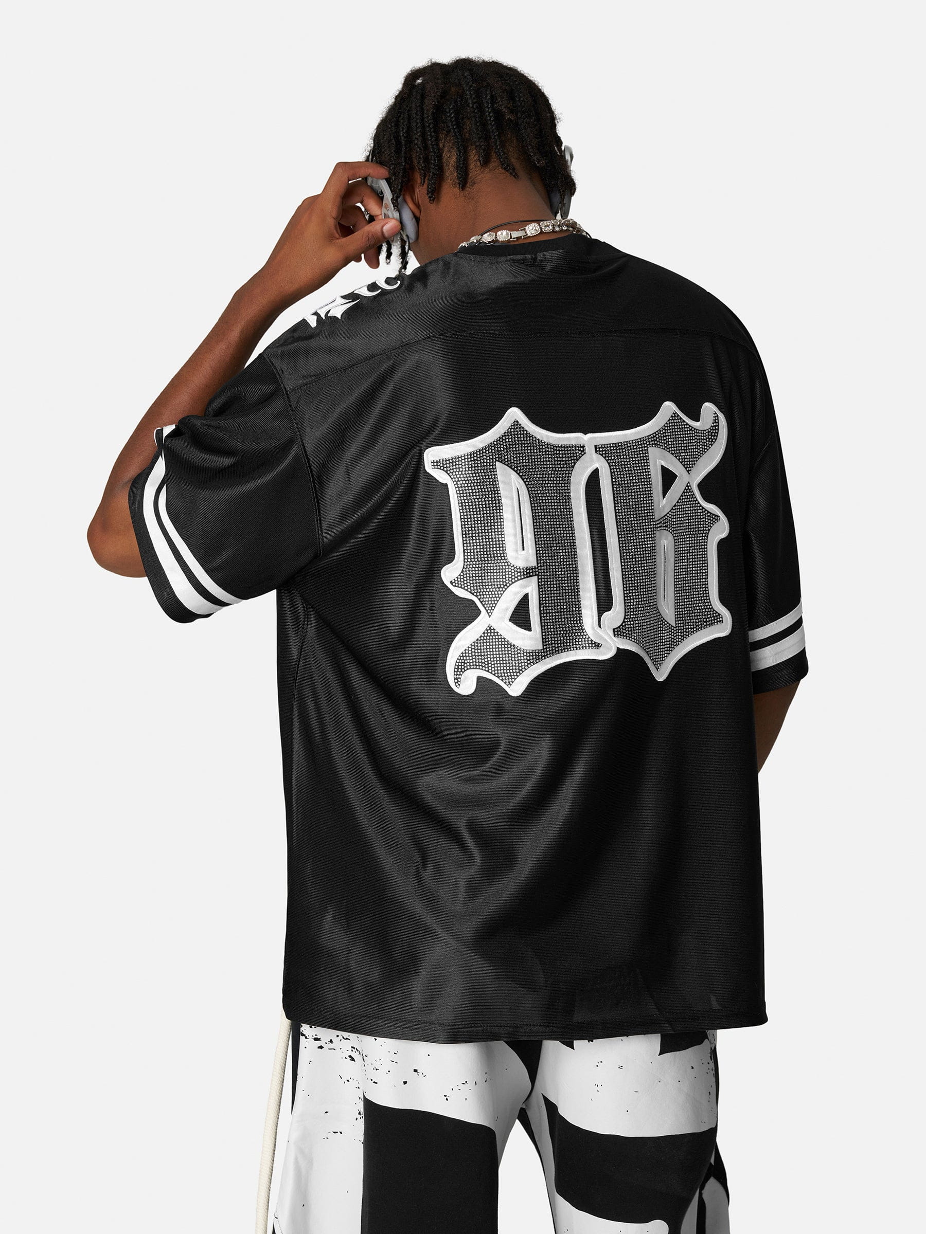 Aelfric Eden Hotfix Rhinestone Football Jersey - Image 5