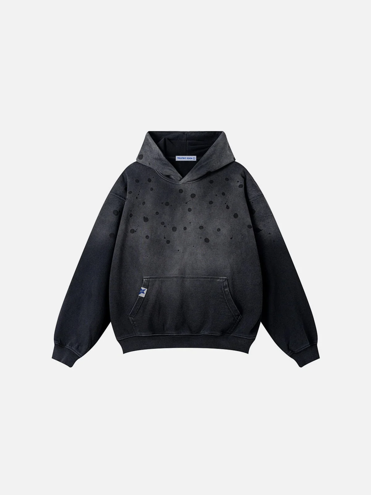 Aelfric Eden Ink Splatter Pullover Hoodie - Image 2