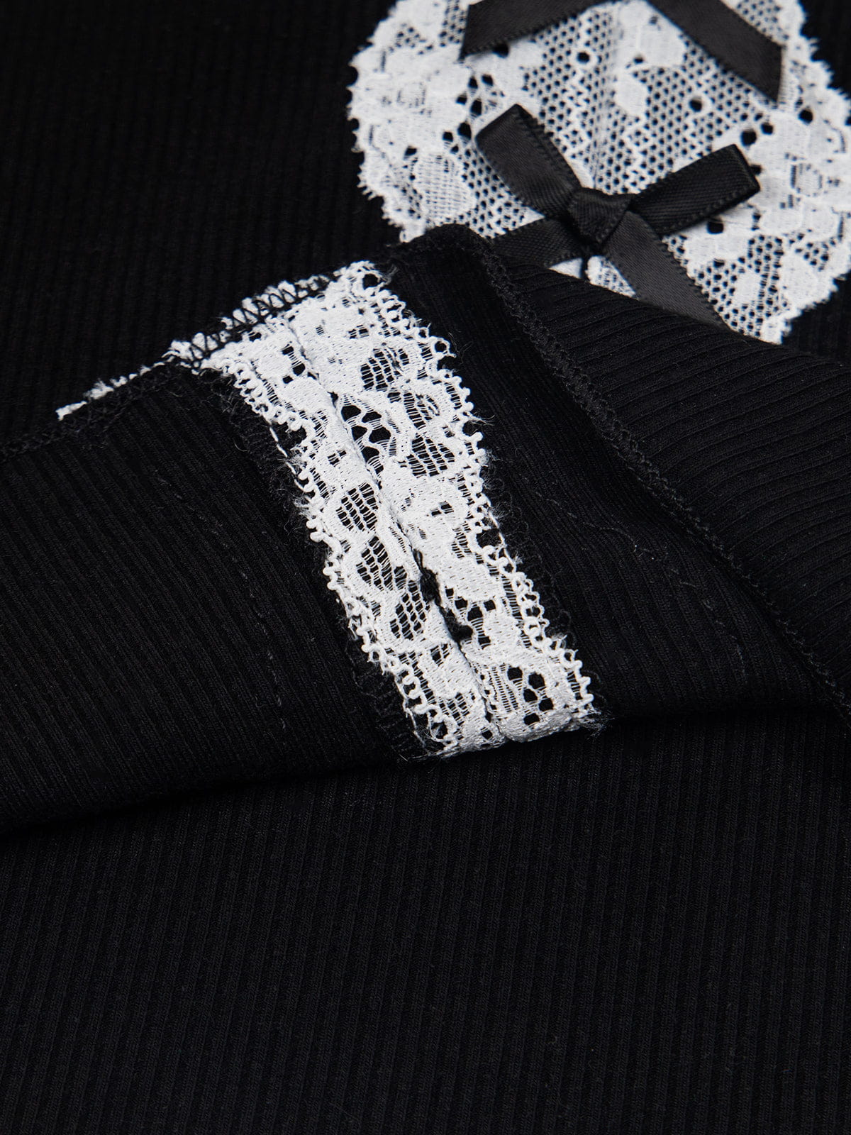 Aelfric Eden Lace Ribbon Trim Baby Tee - Image 7