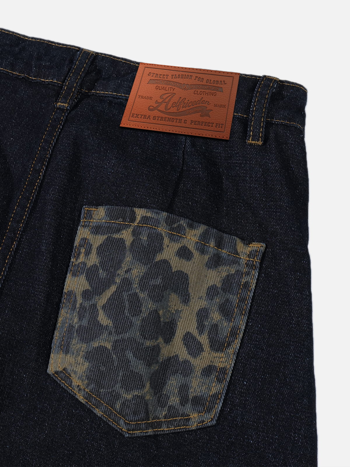 Aelfric Eden Lace-Up Baggy Barrel Jeans - Image 4