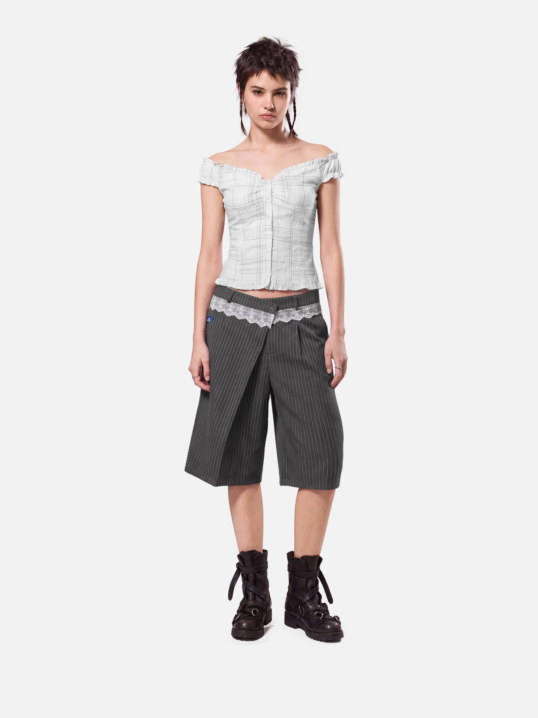 Aelfric Eden Lace Waistband Shorts - Image 3