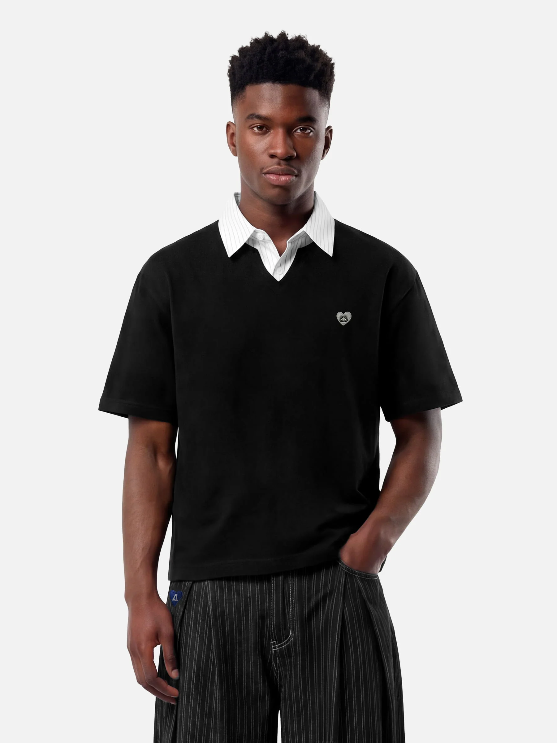 Aelfric Eden Layered Collar Tee - Image 2