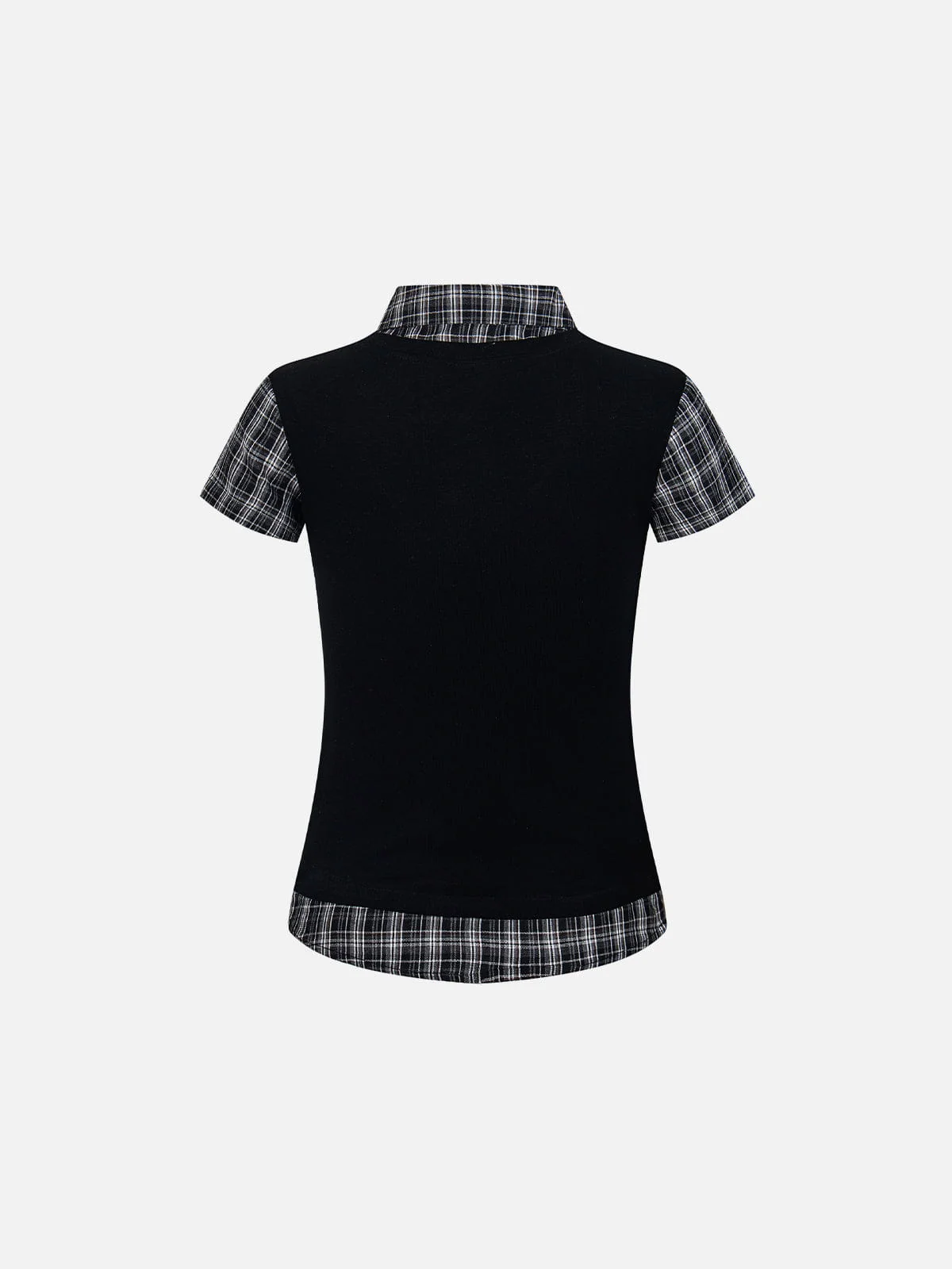 Aelfric Eden Layered Plaid Shirt Tee - Image 5