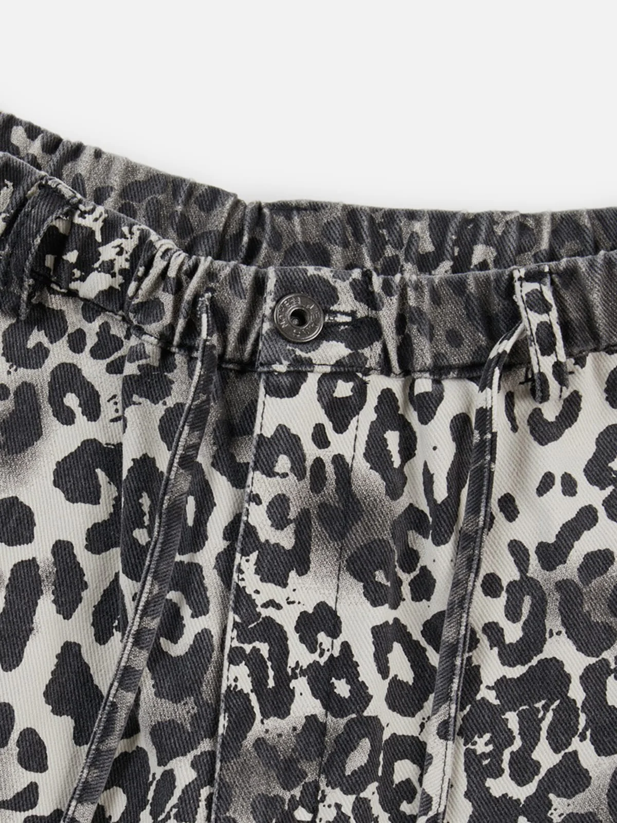 Aelfric Eden Leopard Baggy Barrel Jeans - Image 3