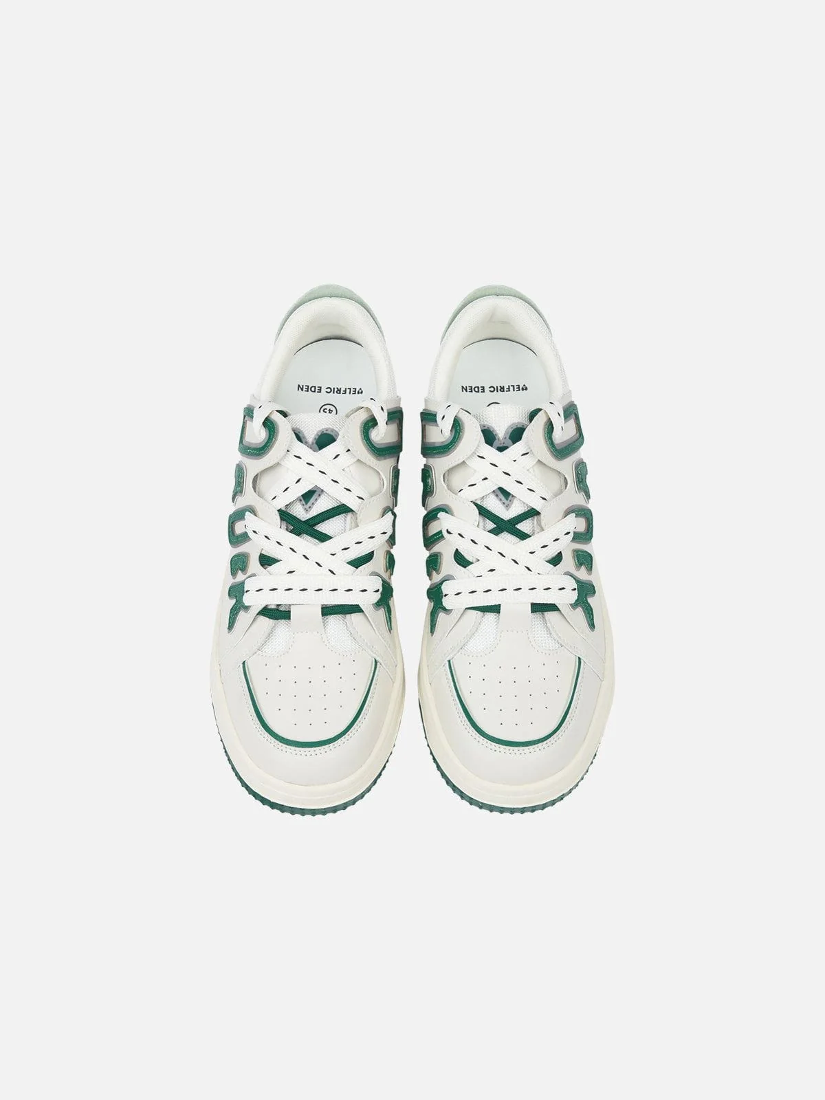 StarryClimb Double Lace Patchwork Skate Shoes - Image 7