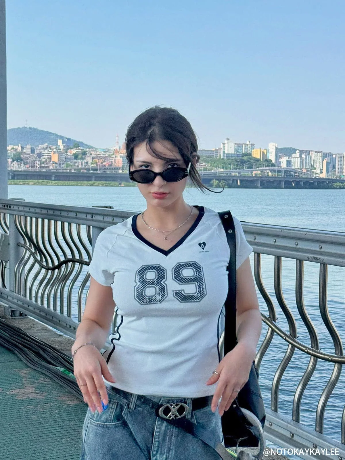 Aelfric Eden 89 V-Neck Sporty Baby Tee - Image 2