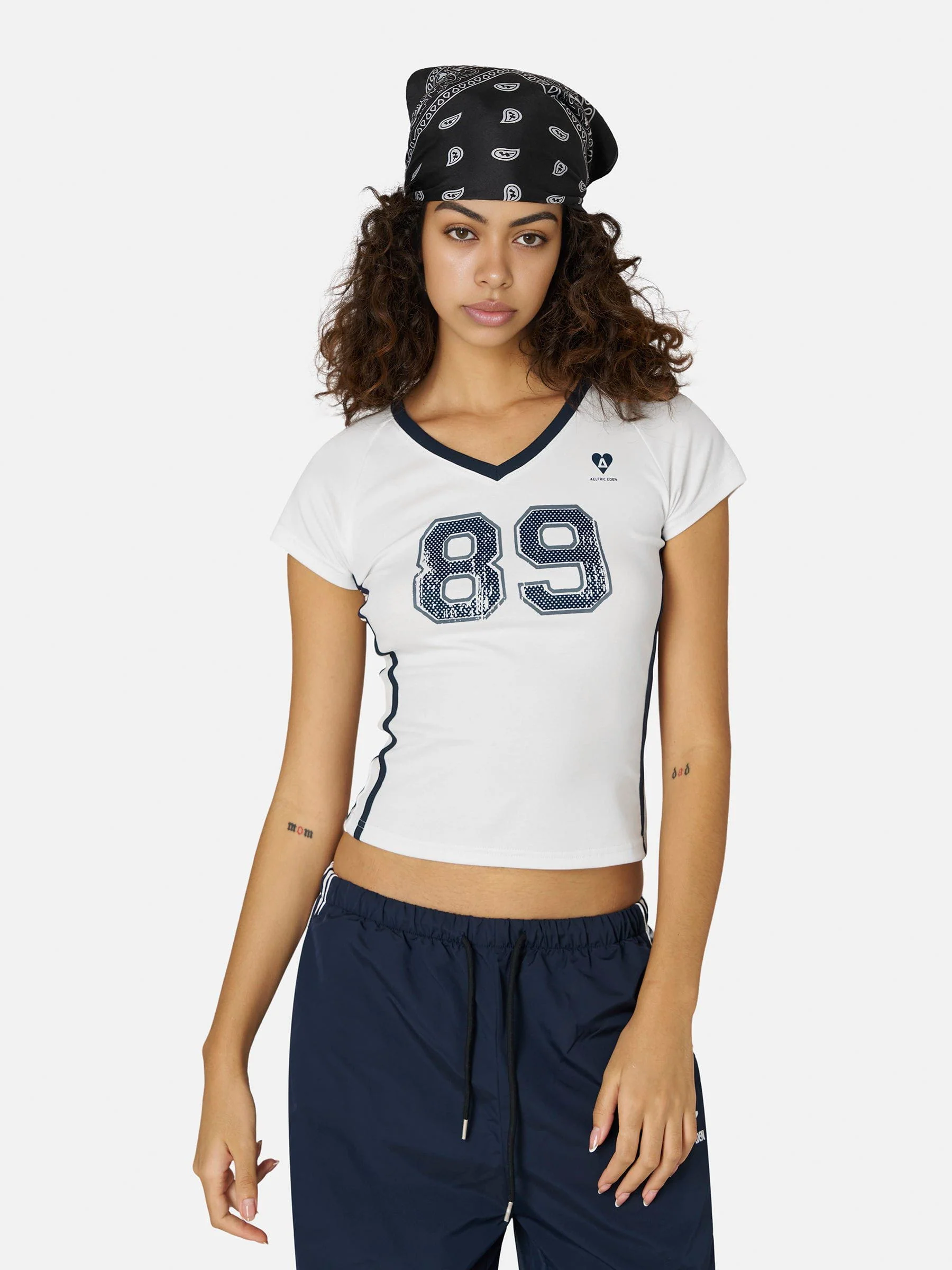 Aelfric Eden 89 V-Neck Sporty Baby Tee - Image 3