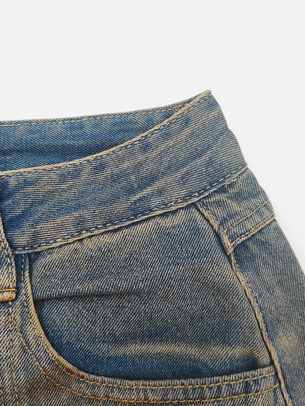 Aelfric Eden Paint Splatter Baggy Barrel Jeans - Image 3