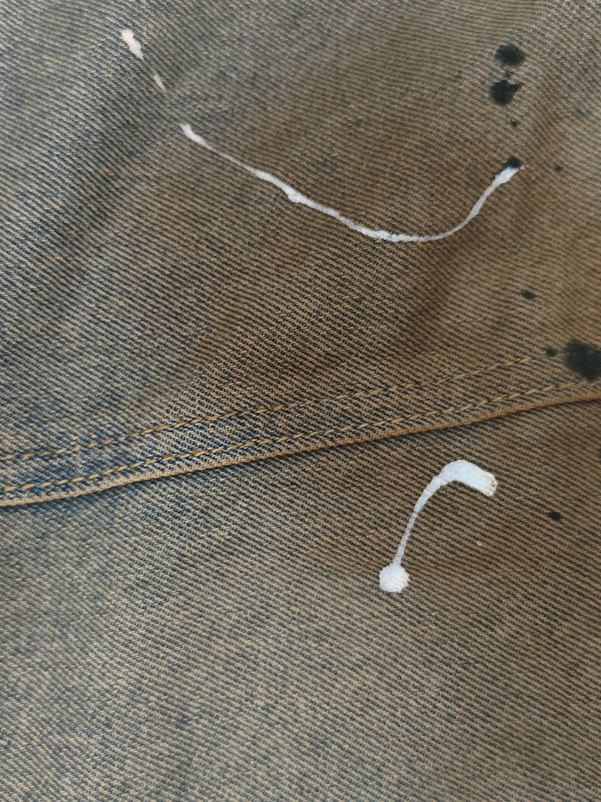 Aelfric Eden Paint Splatter Baggy Barrel Jeans - Image 5