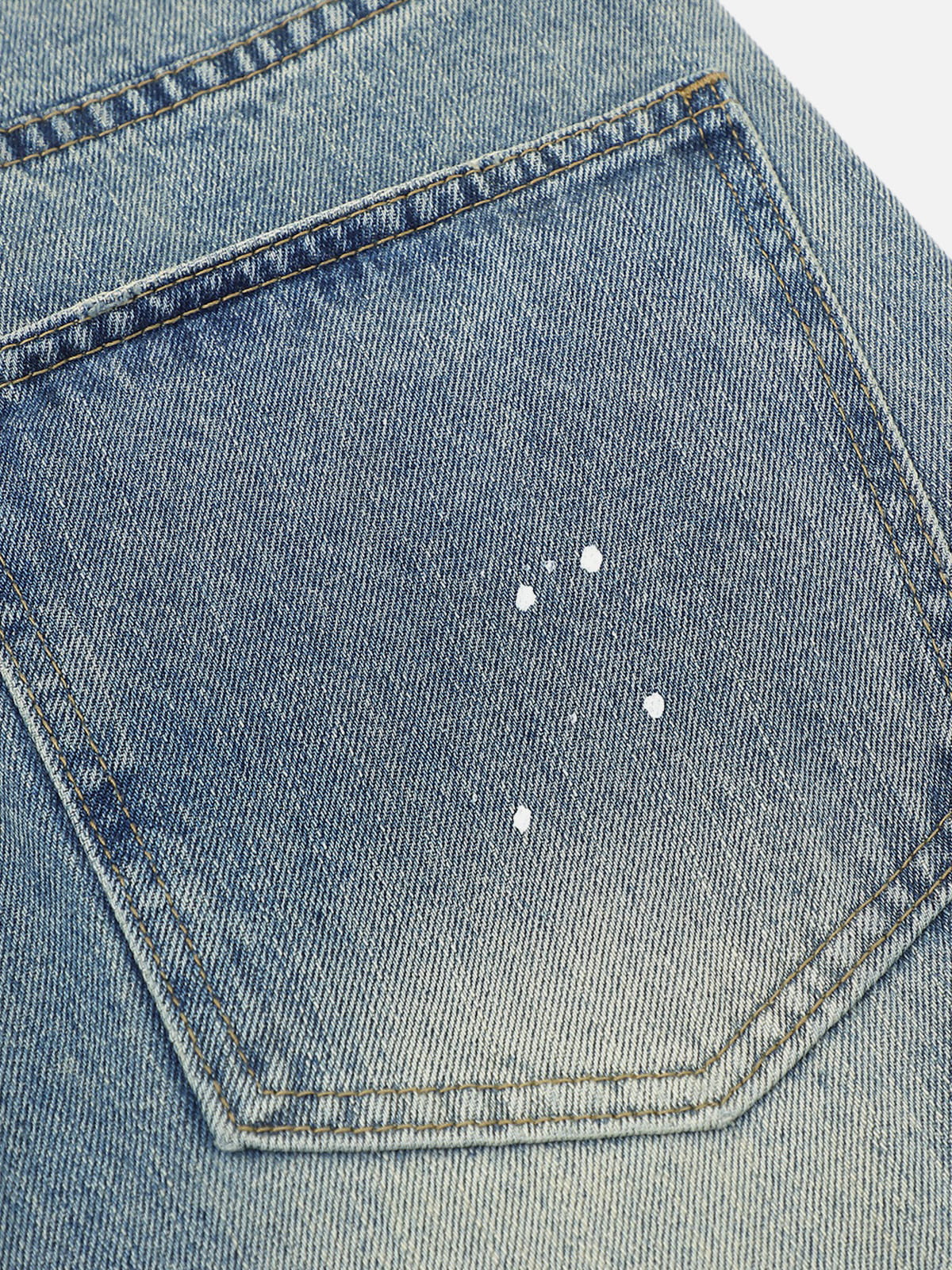 Aelfric Eden Paint Splatter Washed Jeans - Image 3