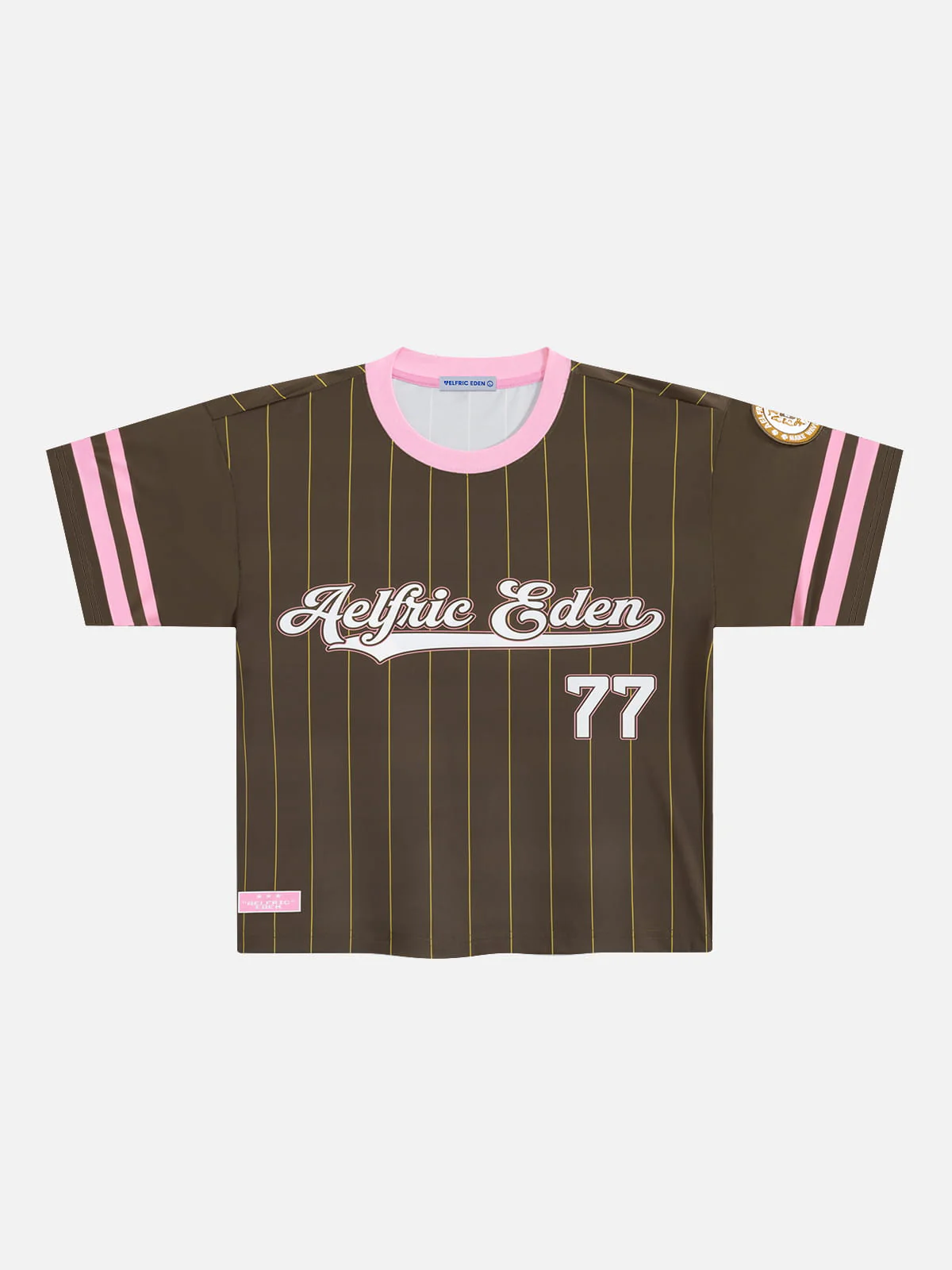 Aelfric Eden Boxy Pinstripe Jersey Tee - Image 3