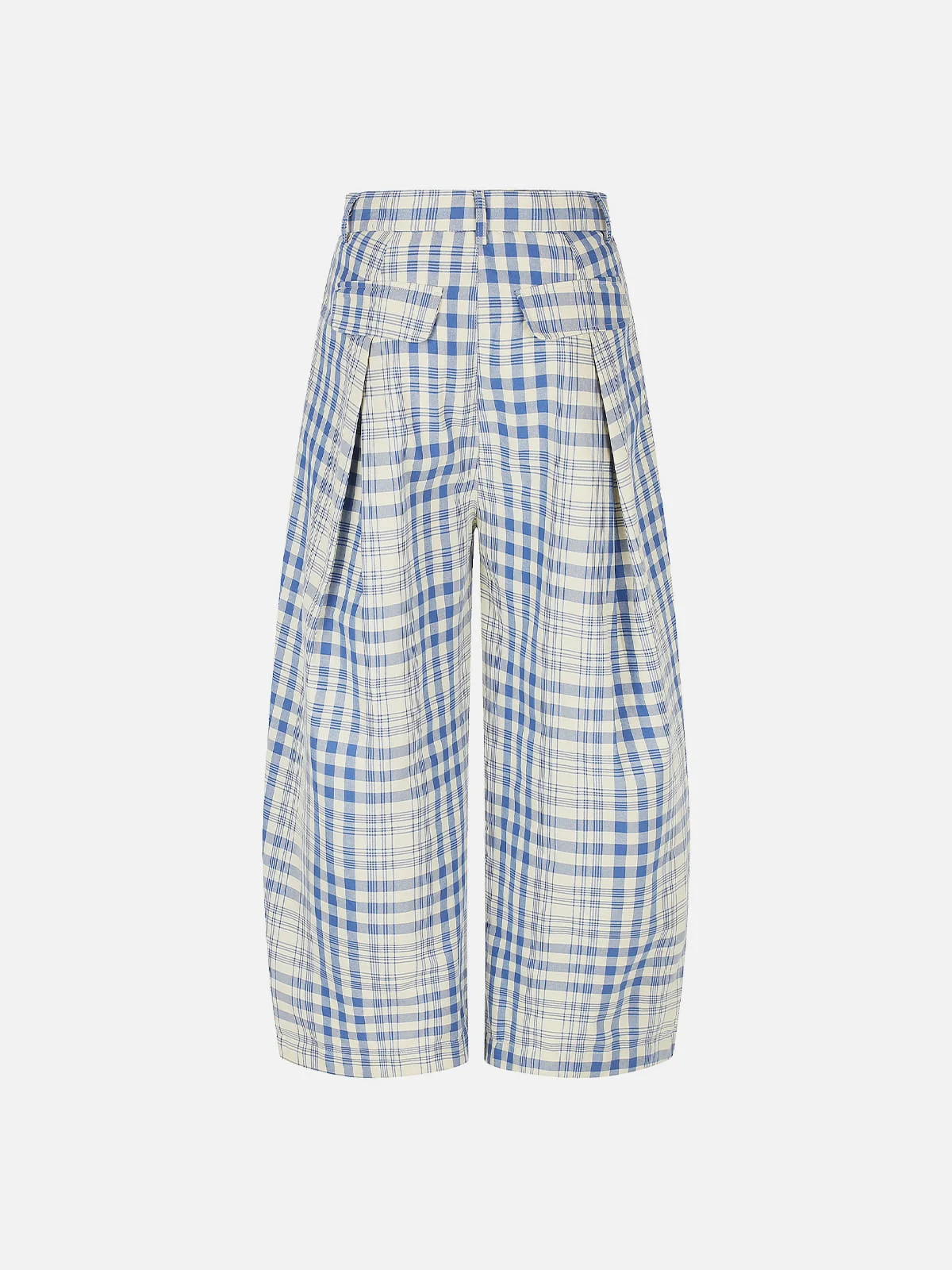 Aelfric Eden Plaid Baggy Barrel Pants - Image 2