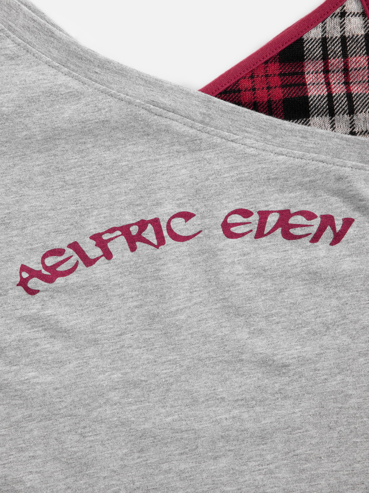 Aelfric Eden Plaid Layered Cami Top - Image 5