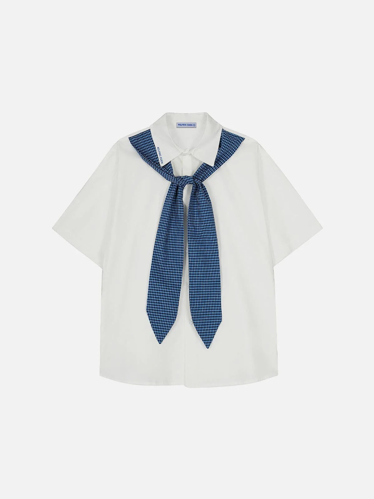 Aelfric Eden Plaid Necktie Shirt - Image 2