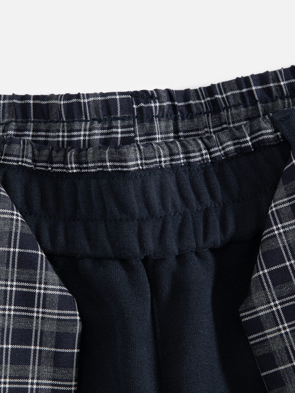 Aelfric Eden Plaid Tie Baggy Barrel Sweatpants - Image 4