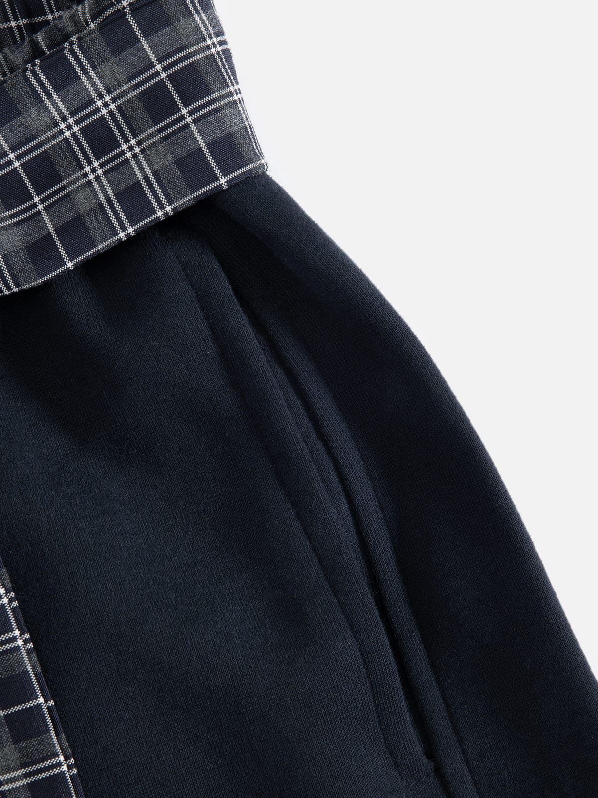 Aelfric Eden Plaid Tie Baggy Barrel Sweatpants - Image 5
