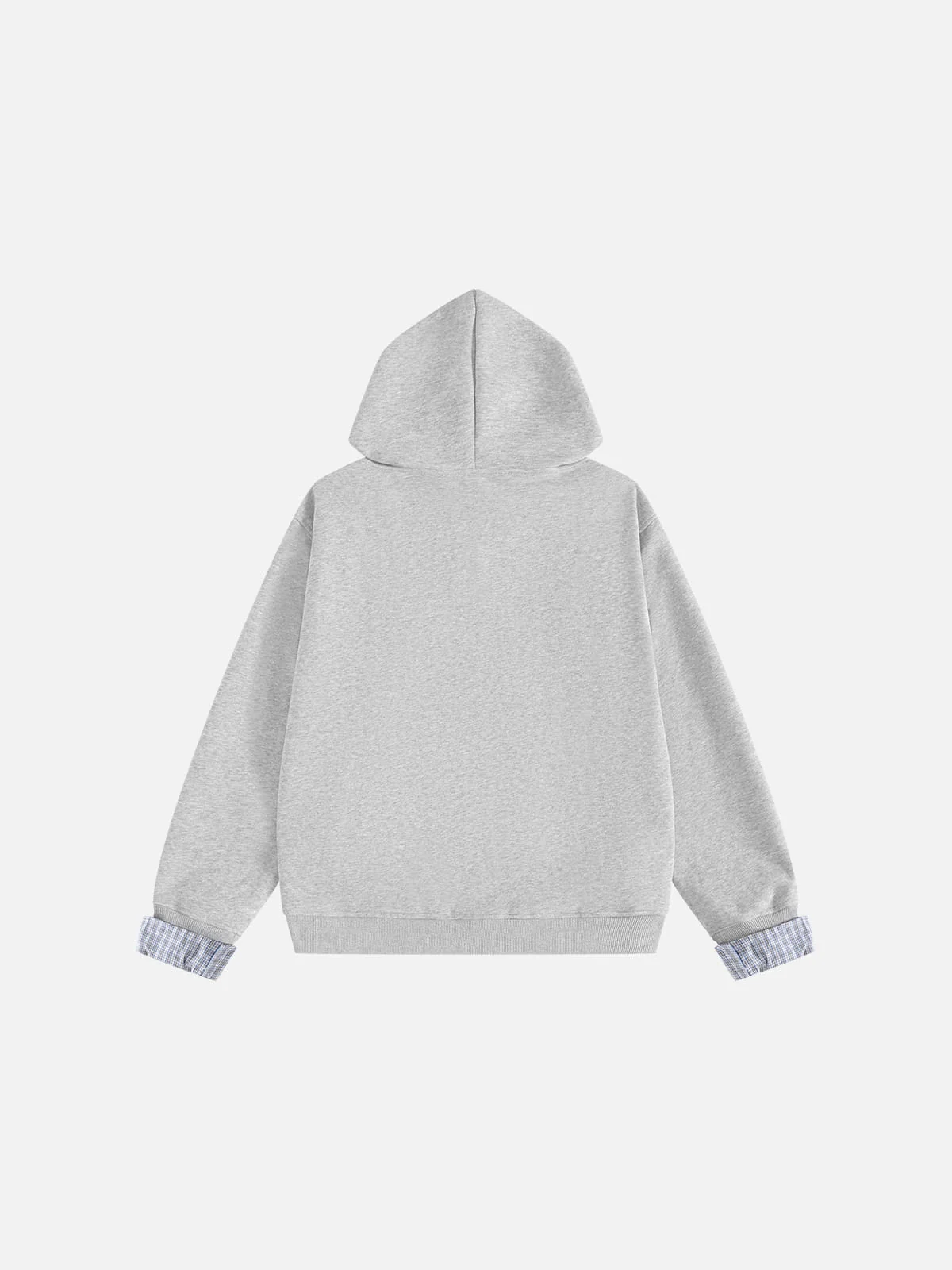Aelfric Eden Plaid Trim Zip Up Hoodie - Image 3