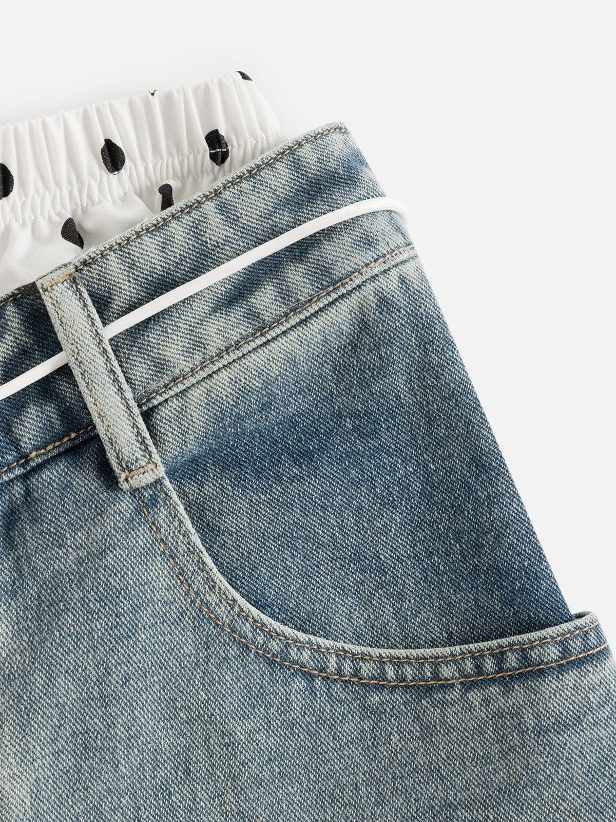 Aelfric Eden Double Waist Super Baggy Jeans - Image 4