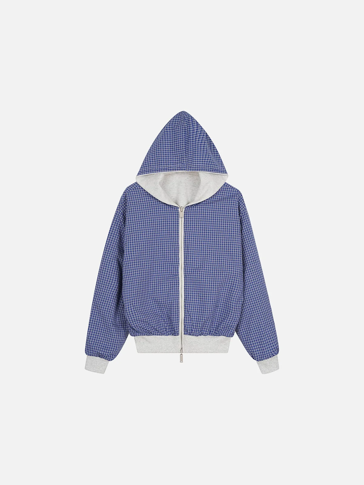 Aelfric Eden Reversible Plaid Zip Up Hoodie - Image 4