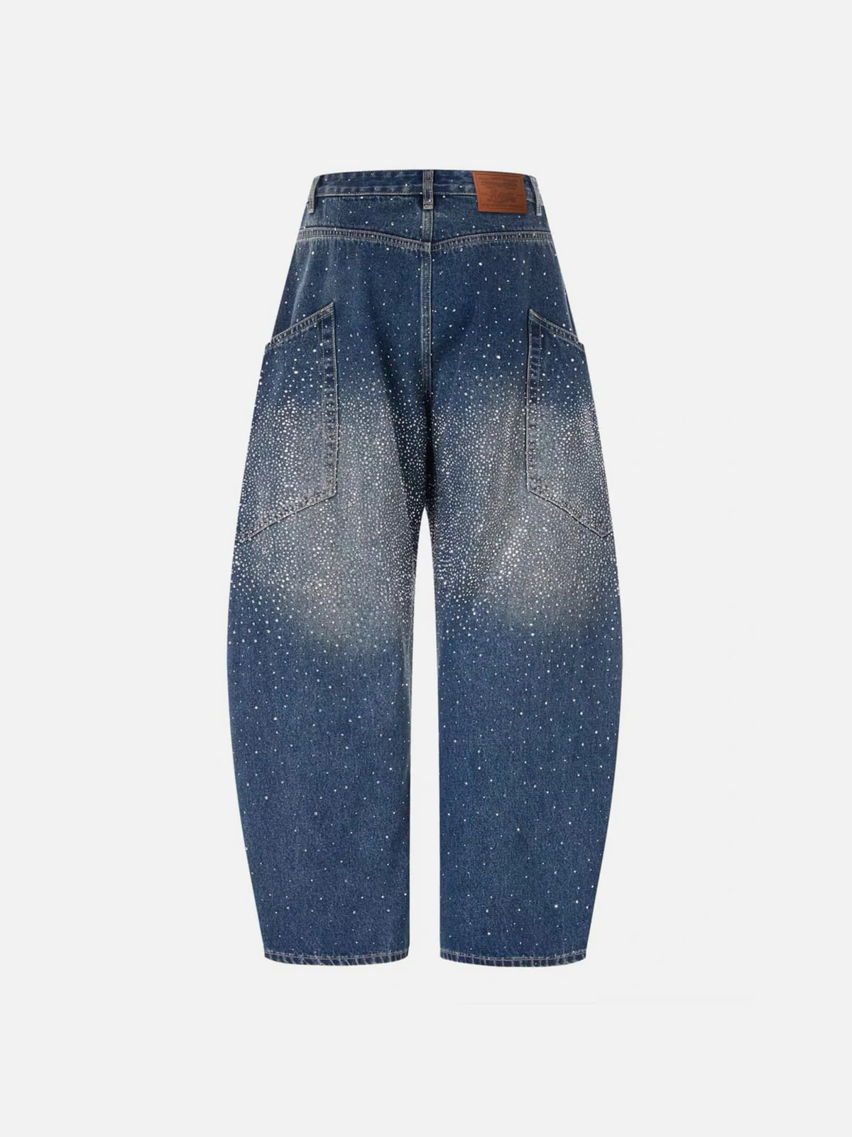 Aelfric Eden Rhinestone Baggy Barrel Jeans - Image 2