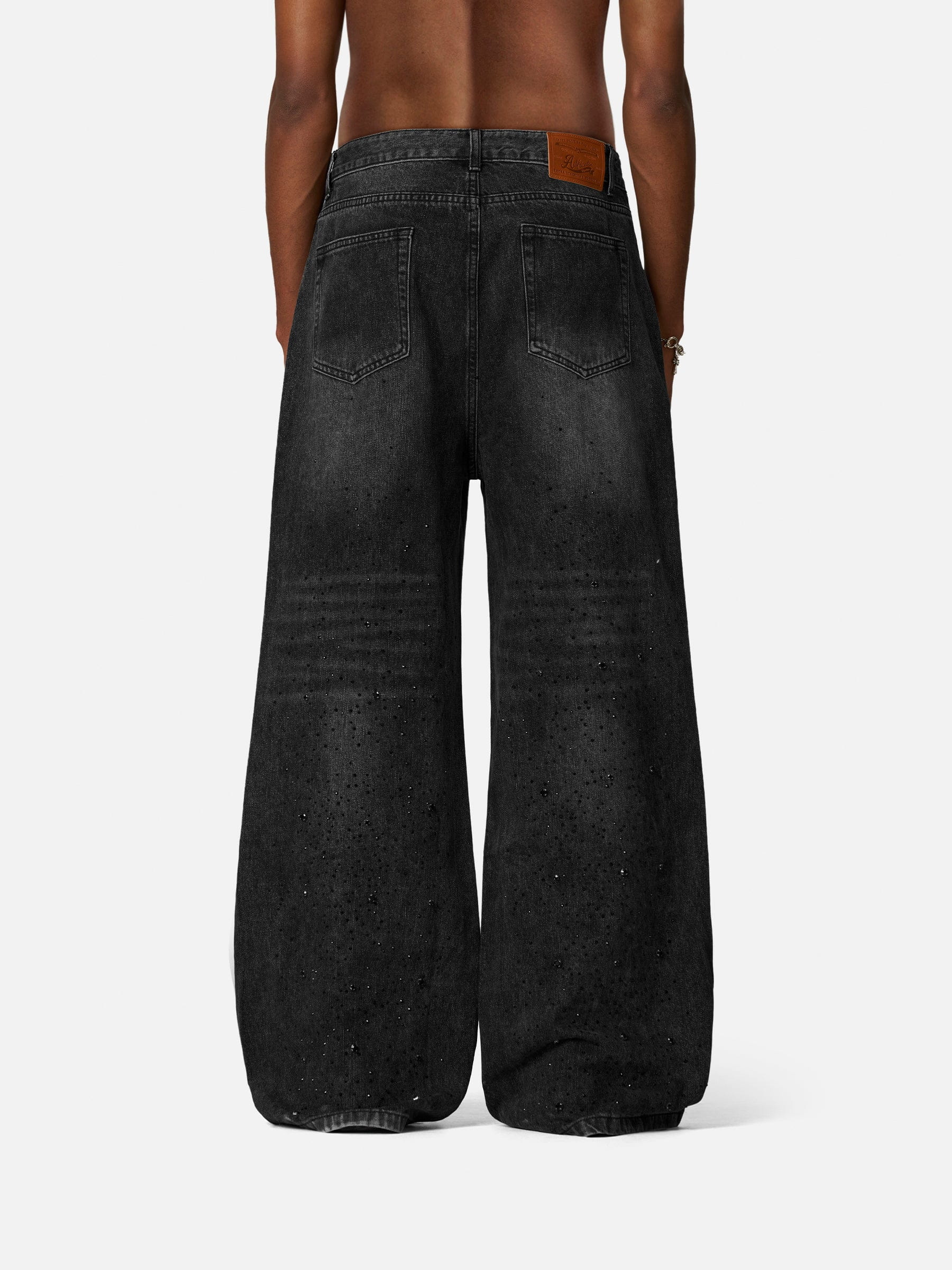 Aelfric Eden Rhinestone Baggy Jeans - Image 5