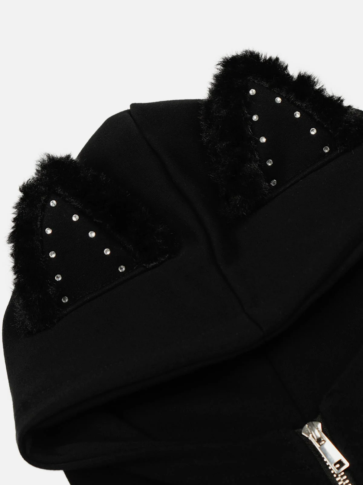 [Pre-Order] Aelfric Eden Rhinestone Star Zip Up Hoodie - Image 4