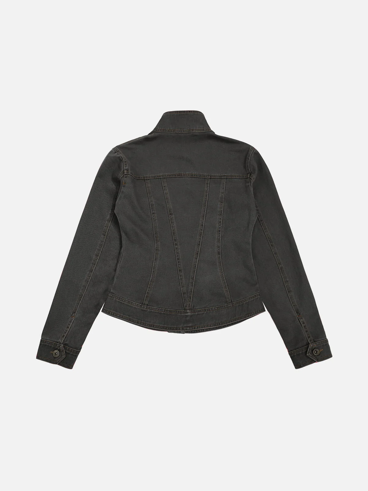 Aelfric Eden Stand Collar Denim Jacket - Image 4