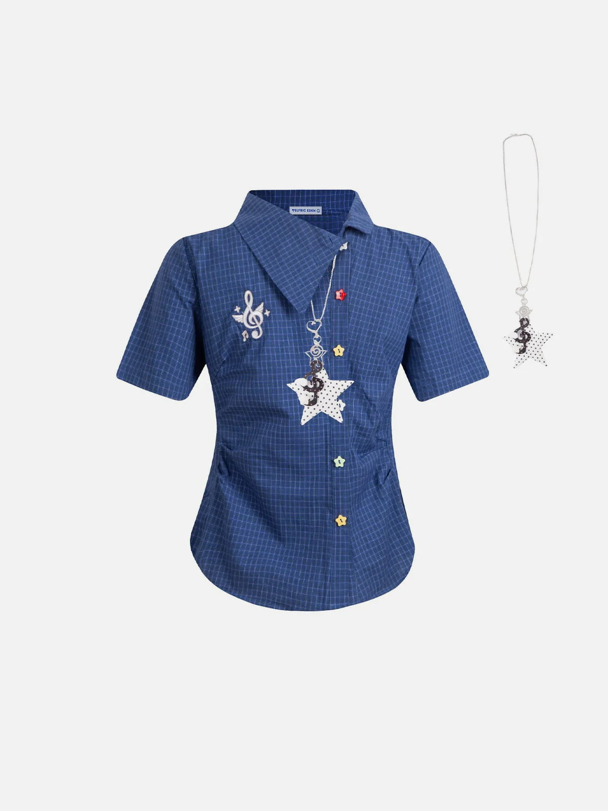 Aelfric Eden Star Charm Short Sleeve Shirt - Image 2