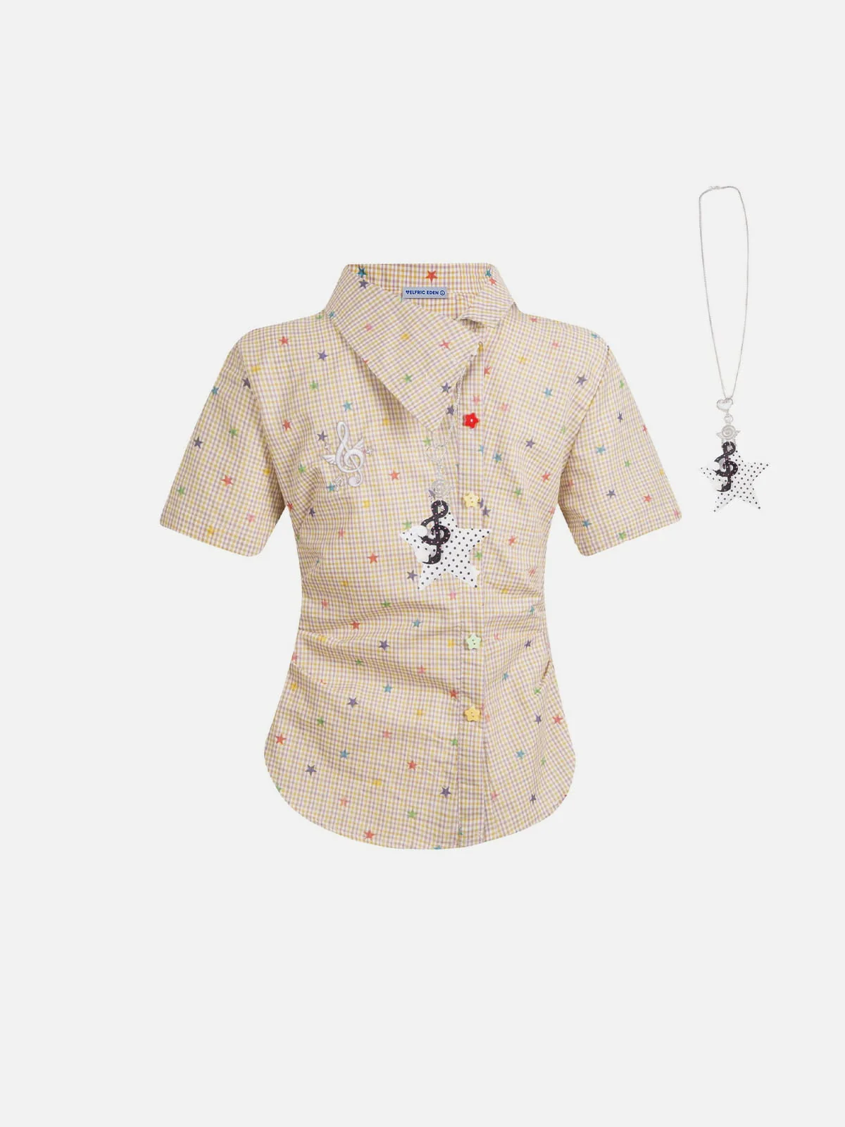 Aelfric Eden Star Charm Short Sleeve Shirt - Image 3