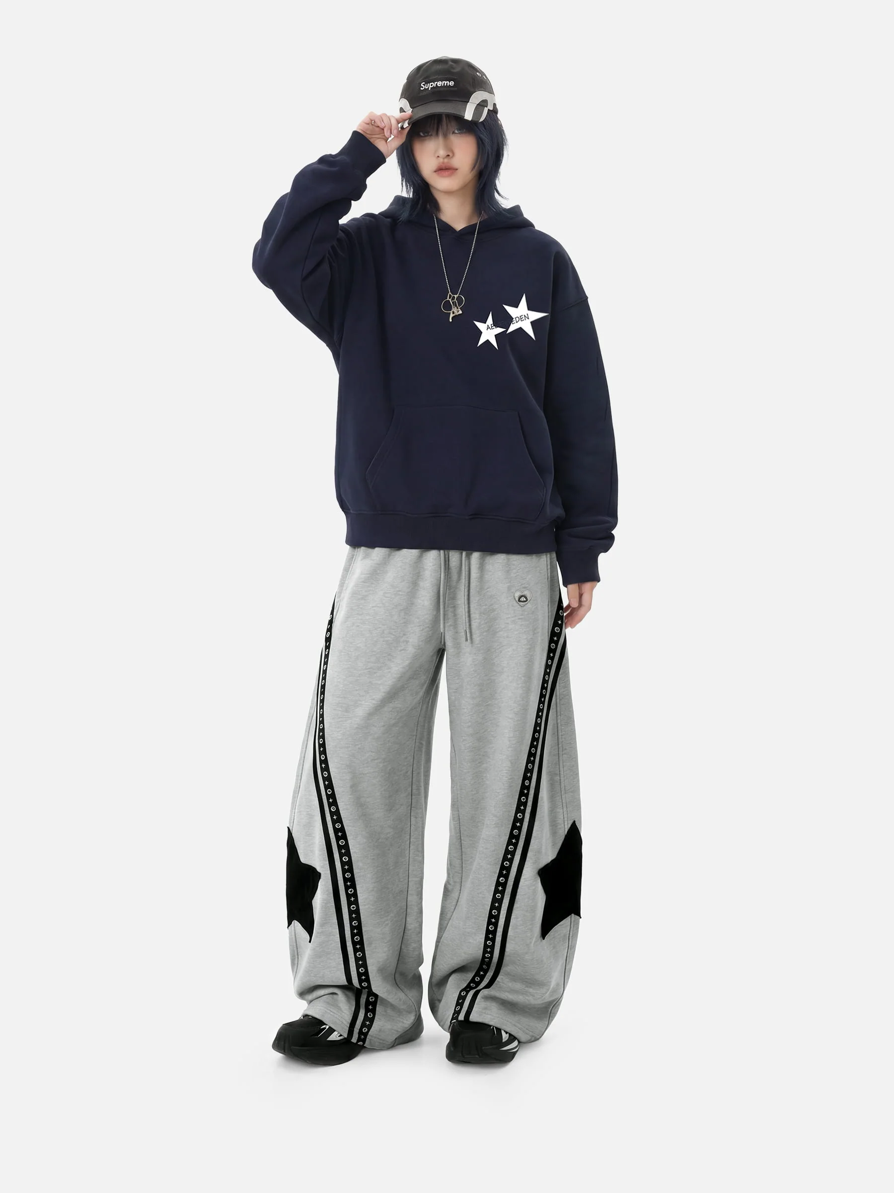 Aelfric Eden Star Color Contrast Hoodie
