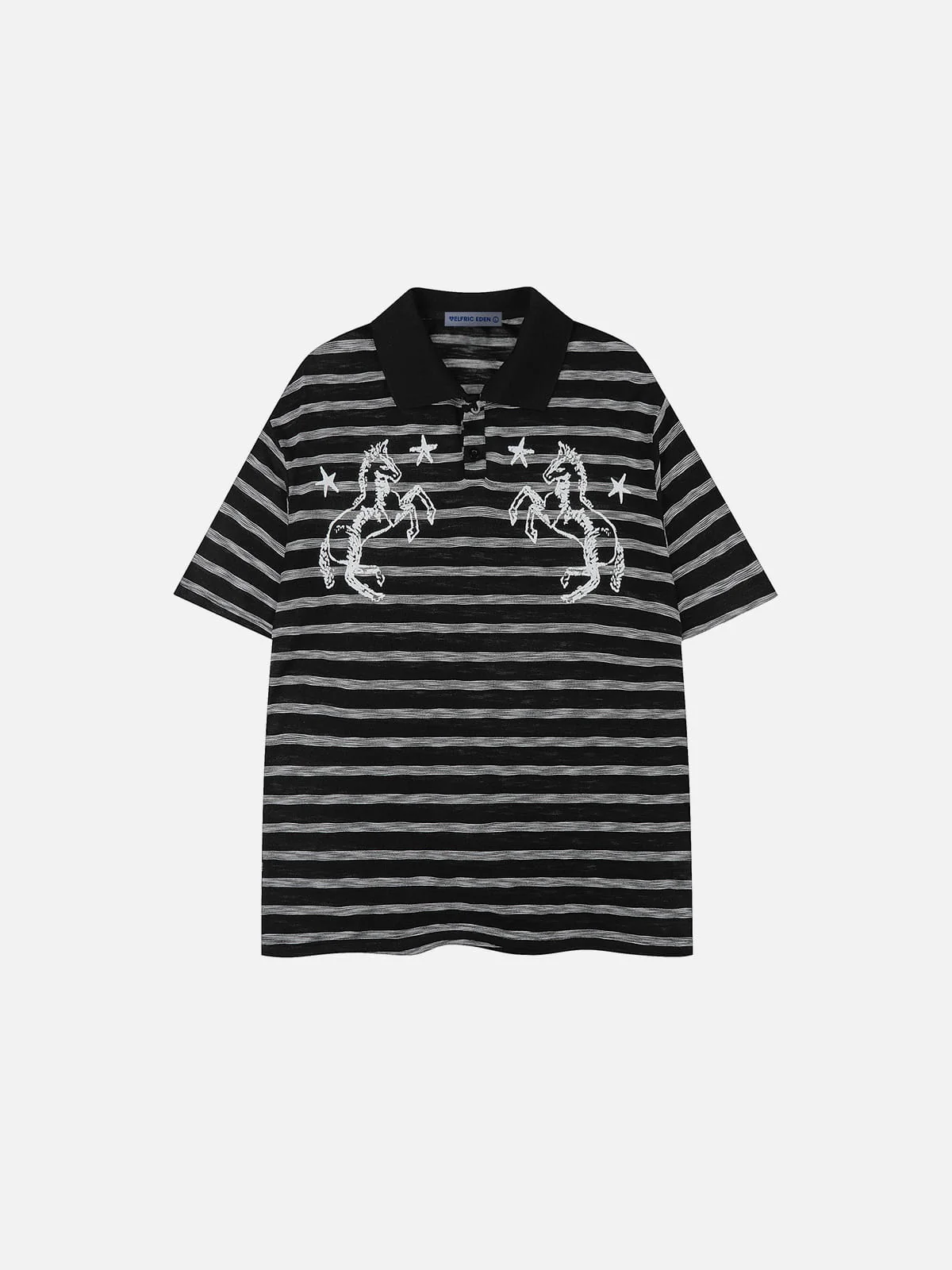 Aelfric Eden Stripe Horse Polo Tee