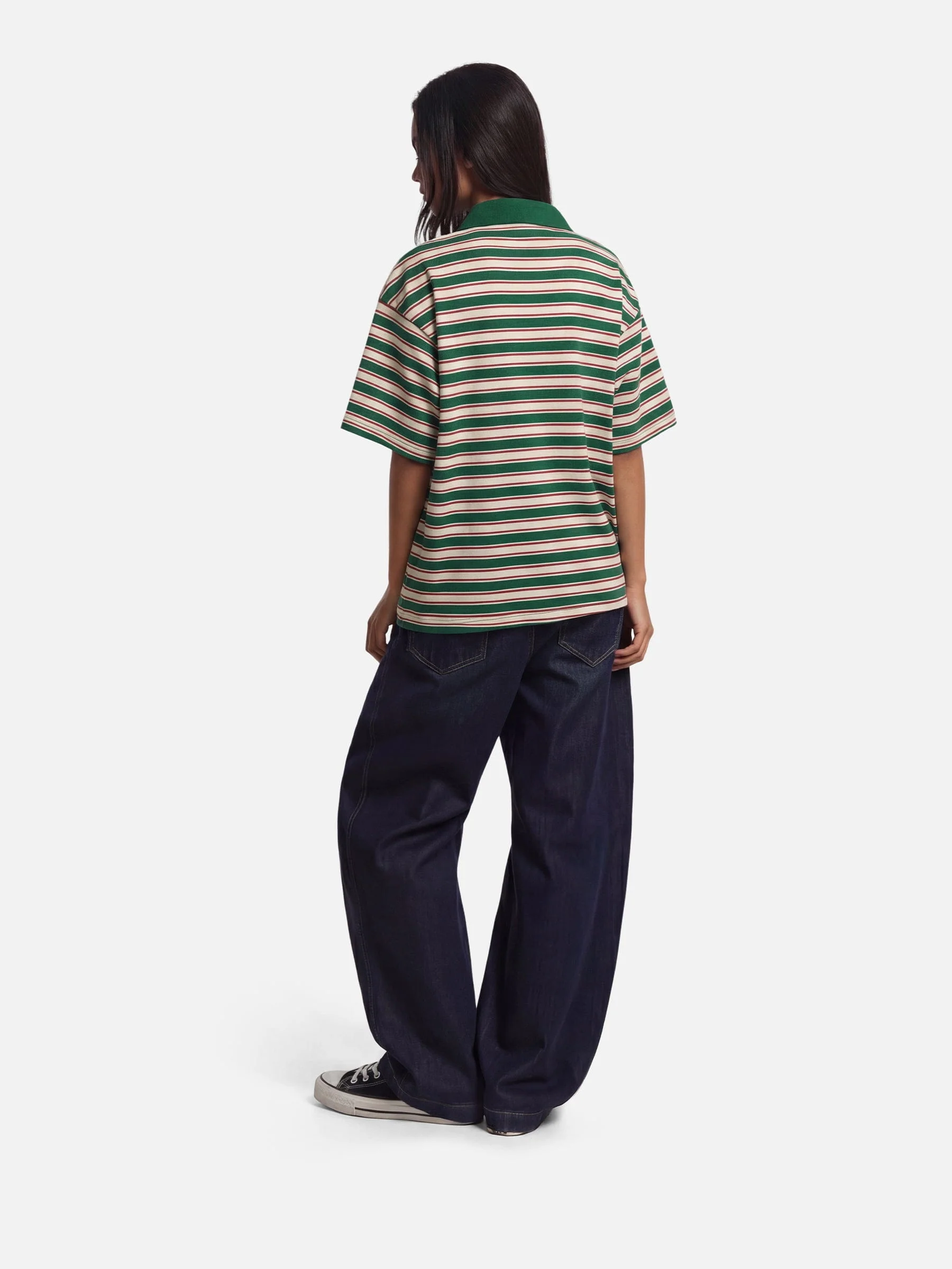 Aelfric Eden Stripe Polo Tee - Image 4