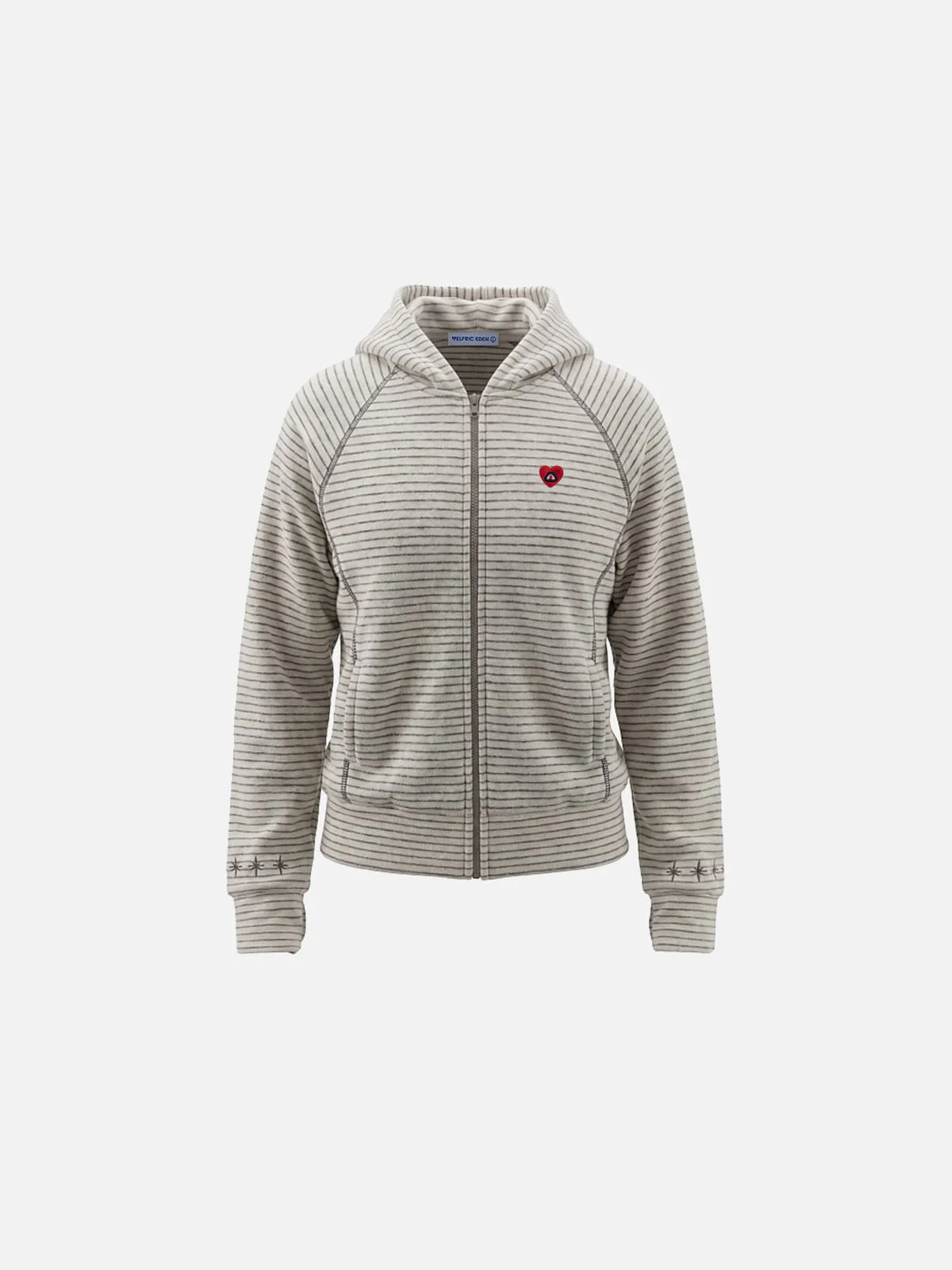 Aelfric Eden Striped Zip Up Hoodie