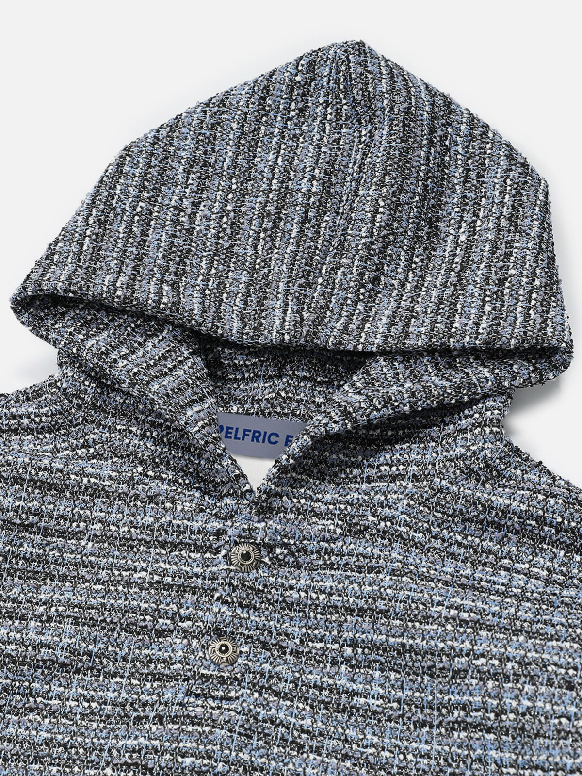 Aelfric Eden Textured Knit Pullover Hoodie - Image 4