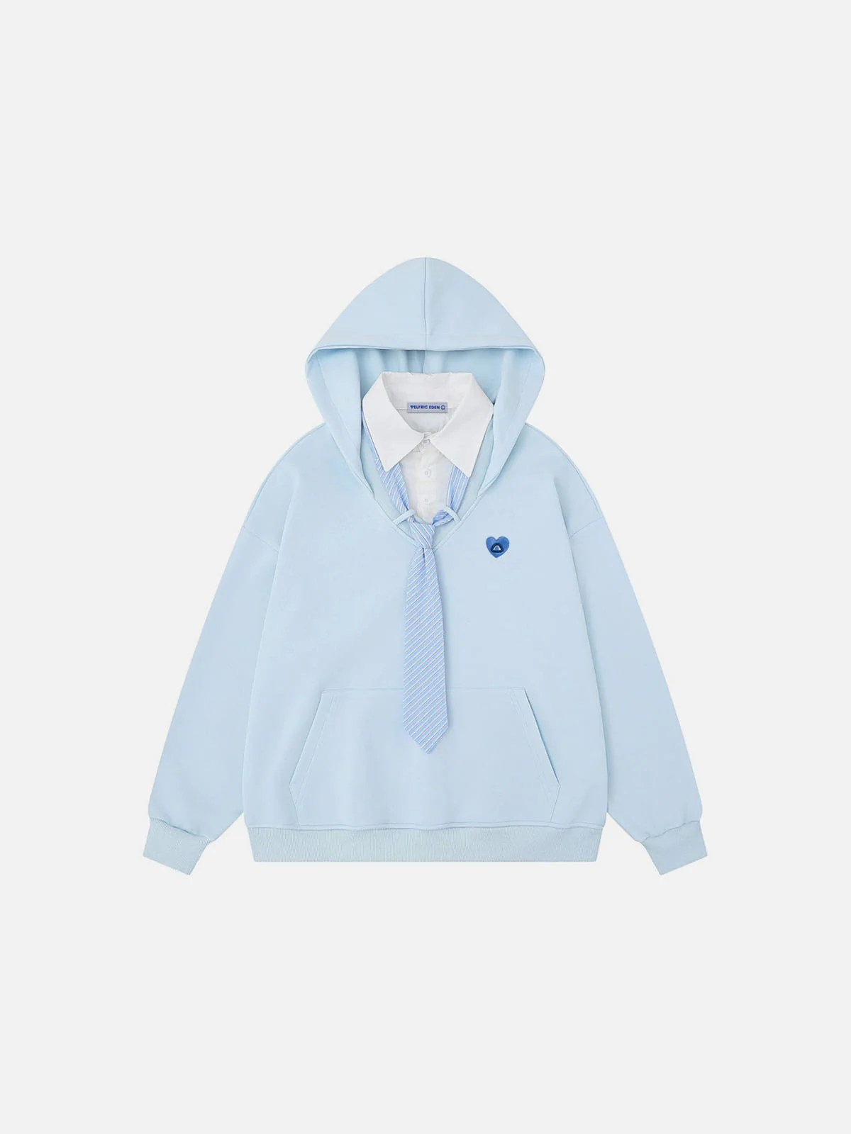 [Pre-Order] Aelfric Eden Tie Layered Pullover Hoodie - Image 3