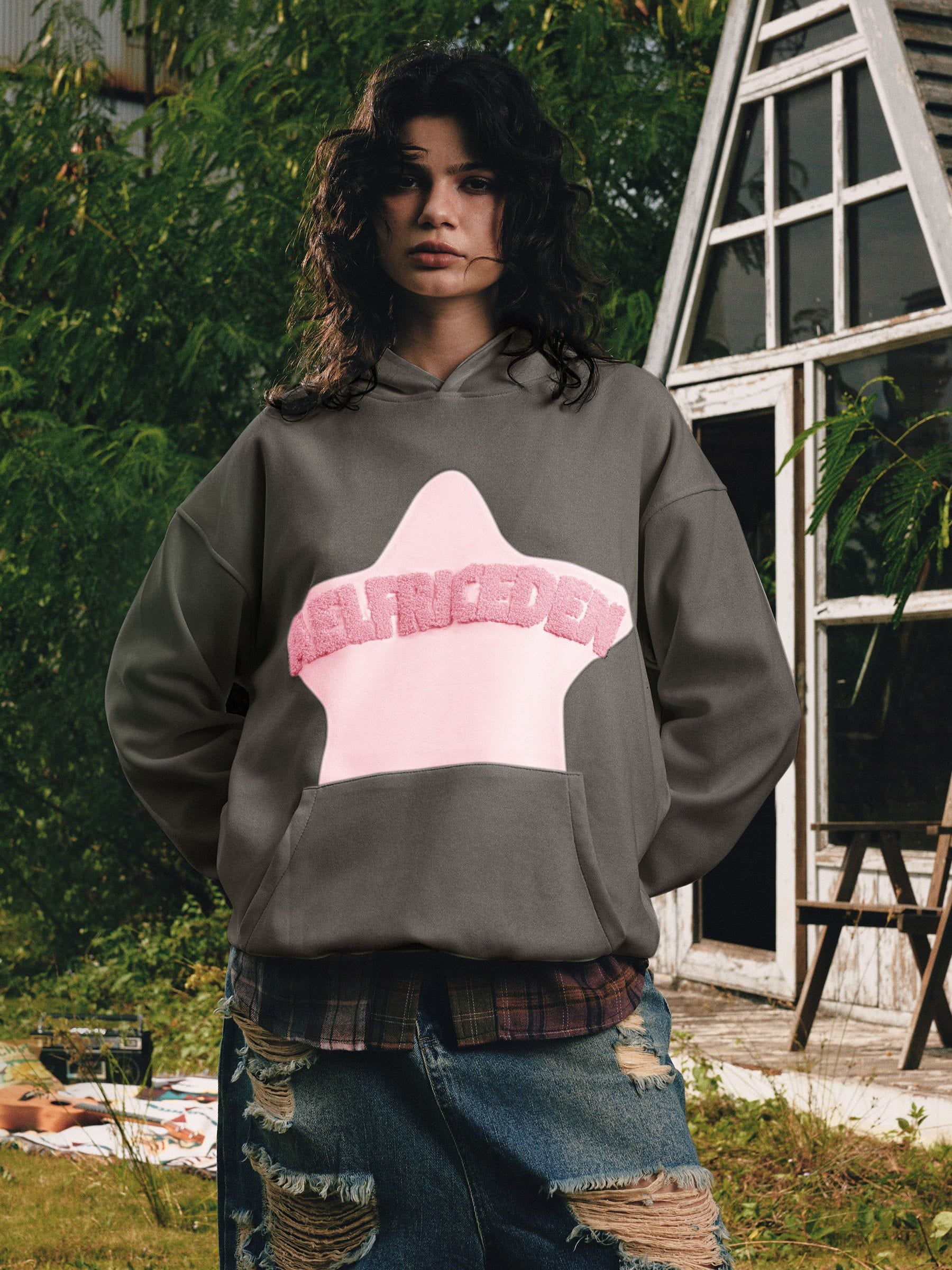 Aelfric Eden Vintage Embroidery Eden Star V303 Hoodie - Image 4