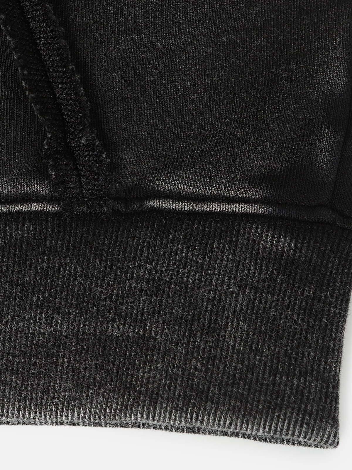 Aelfric Eden Washed Asymmetric Zip Up Hoodie - Image 6