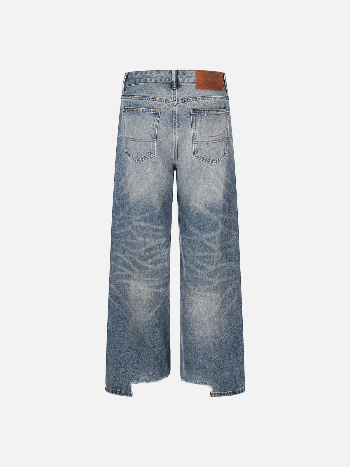 Aelfric Eden Washed Distressed Jeans - Image 2