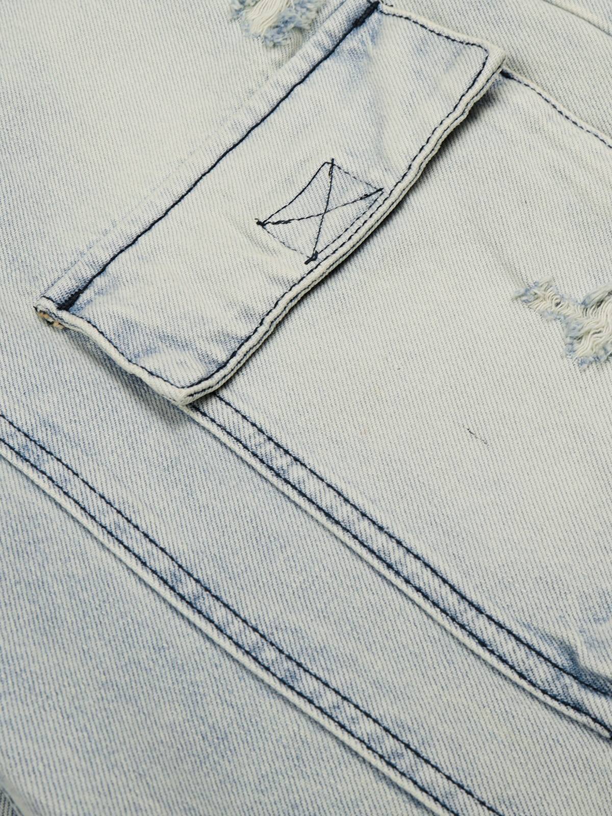 Aelfric Eden Washed Multi Pocket Longline Jorts - Image 3