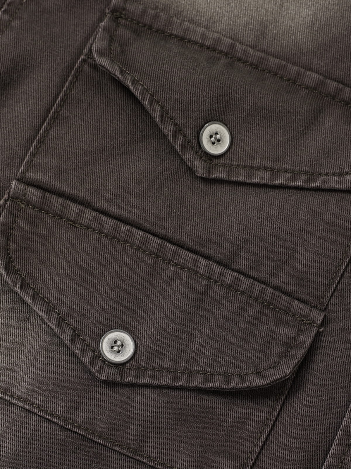 Aelfric Eden Washed Pocket Short Sleeve Shirt - Image 6