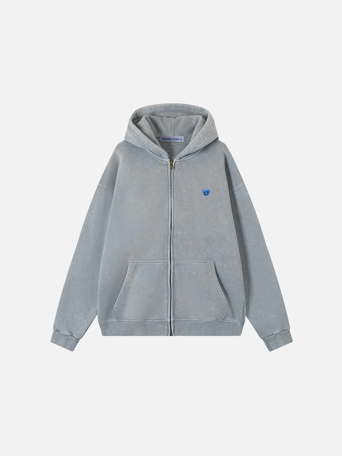 Aelfric Eden Washed Zip Up Hoodie - Image 2