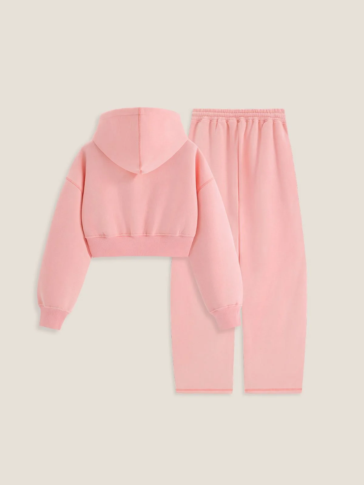 Soufflé Cropped Hoodie Set - Image 5