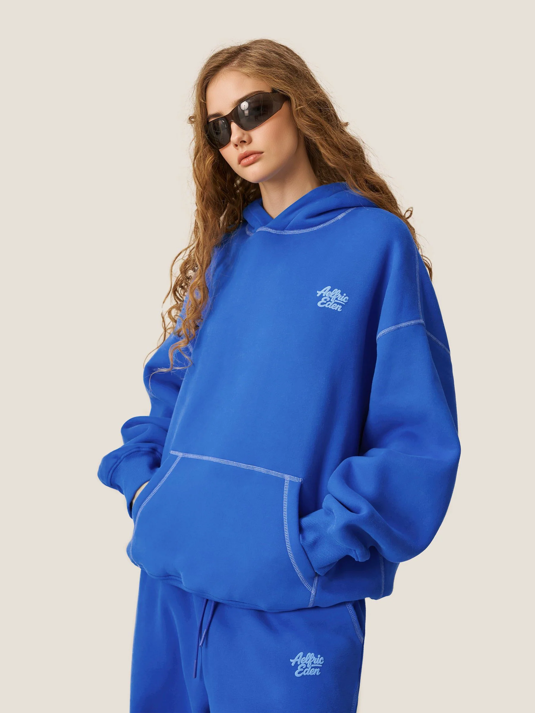 Soufflé Baggy Hoodie Set - Image 5