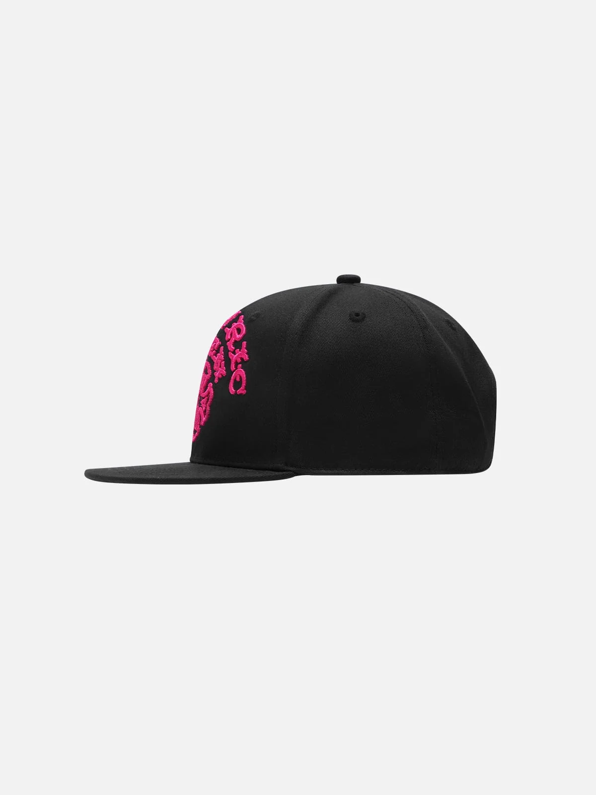 Cross Embroidered Structured Snapback Cap - Image 2