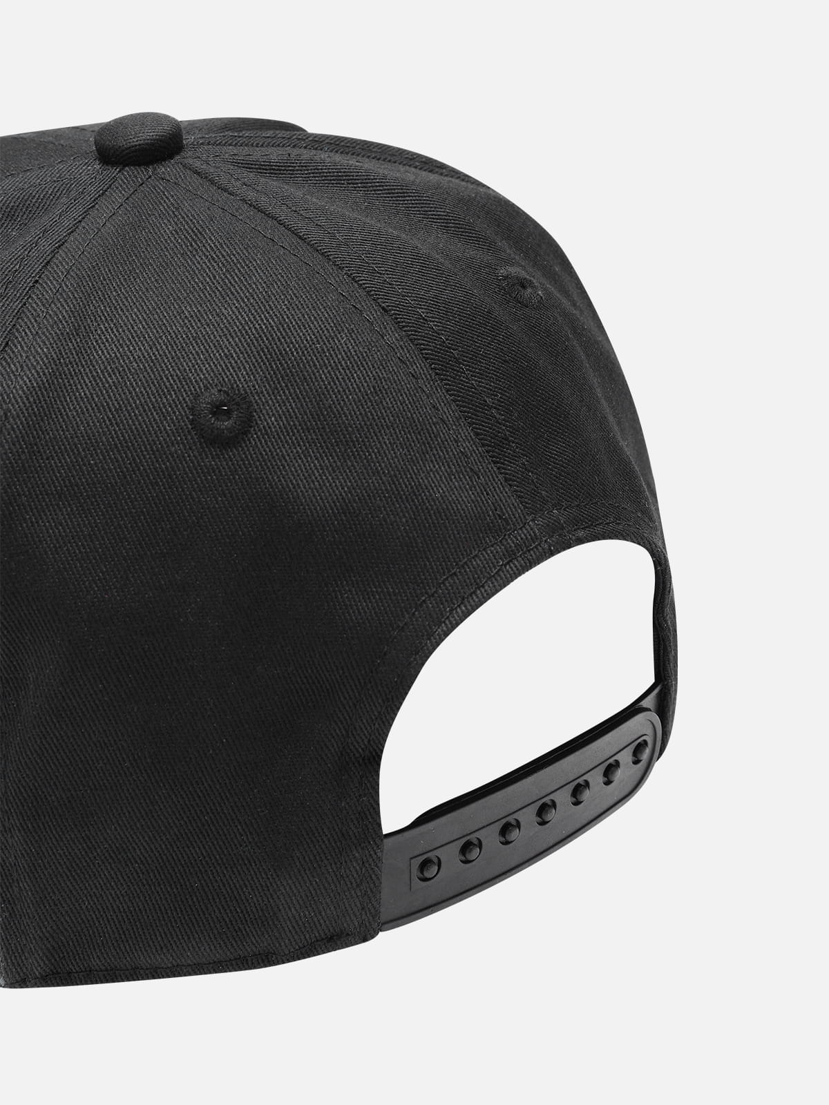 Embroidered Structured Snapback Cap - Image 5
