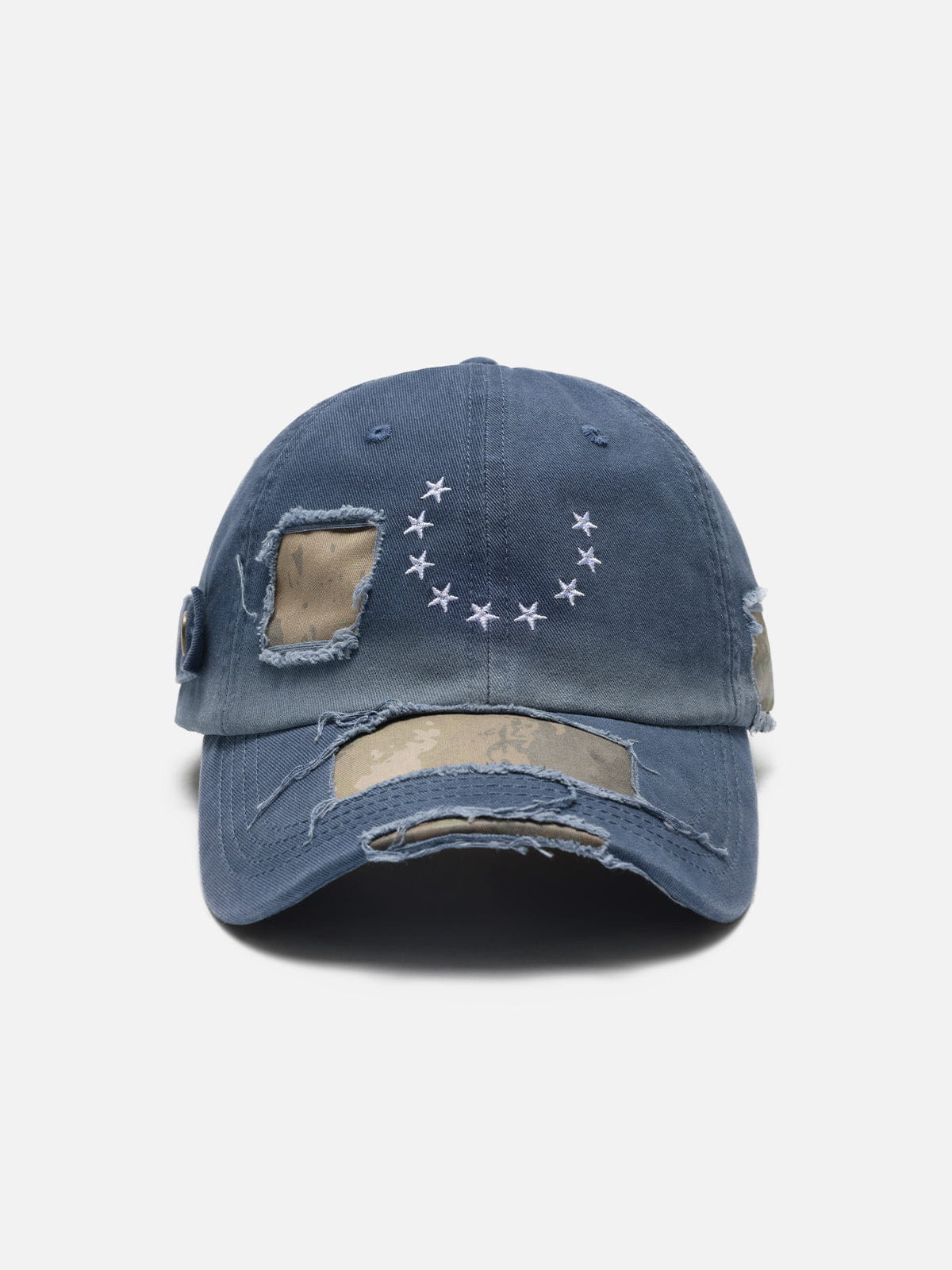 Star Patch Distressed Cap - Image 5